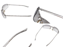 Load image into Gallery viewer, Christian Dior クリスチャンディオール DIOR MINPOP/N メガネ アイウェア リムレス メタル 65□15 120 シルバー 美品 中古 4c071906