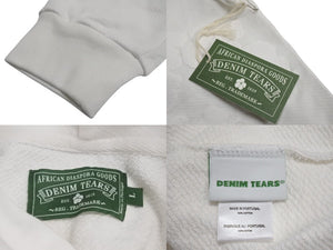 新品未使用 DenimTears デニムティアーズ MonoCottonWreathSweatshirts モノコットンリーススウェットシャツ ホワイト サイズL 4c071912