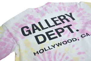 新品未使用 GALLERY DEPT. ギャラリーデプト 半袖Ｔシャツ トップス ダメージ加工 コットン ピンク 中古 4c071917