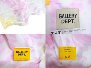 新品未使用 GALLERY DEPT. ギャラリーデプト 半袖Ｔシャツ トップス ダメージ加工 コットン ピンク 中古 4c071917