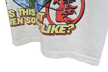 画像をギャラリービューアに読み込む, 新品未使用 Hellstar ヘルスター Heaven On Earth ヘブンオアアース 半袖Tシャツ コットン ホワイト マルチカラー サイズM 中古 4c071919
