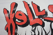 画像をギャラリービューアに読み込む, 新品未使用 Hellstar ヘルスター Heaven On Earth ヘブンオアアース 半袖Tシャツ コットン ホワイト マルチカラー サイズM 中古 4c071919