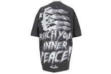 画像をギャラリービューアに読み込む, 新品未使用品 Hellstar studious ヘルスター sleeve tee tシャツ コットン グレー ホワイト プリント サイズS 4b09622