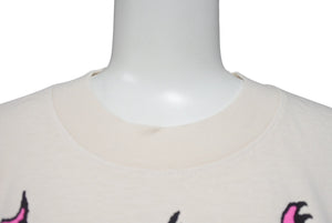 新品未使用品 Hellstar studious ヘルスター sleeve tee tシャツ コットン ベージュ プリント BAEB6FB6 サイズL 4c071922