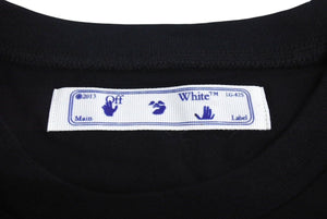 新品未使用品 OFF-WHITE オフホワイト 半袖Tシャツ ブラック マルチカラー サイズXXS 23B90CA6 中古 4c071925 