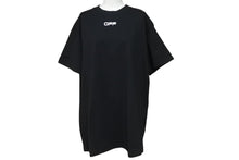 画像をギャラリービューアに読み込む, 未だ未使用品 OFF-WHITE オフホワイト エアポートテープ TEE 半袖Tシャツ ブラック サイズXS OMAA027S201850 中古 4c071926 