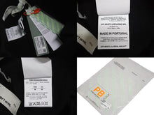 Load image into Gallery viewer, 新品未使用品 OFF-WHITE オフホワイト エアポートテープ スウェットパンツ ブラック ホワイト サイズM OMCI006S20E300031088 中古 4c071927