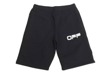 Load image into Gallery viewer, 新品未使用品 OFF-WHITE オフホワイト エアポートテープ スウェットパンツ ブラック ホワイト サイズM OMCI006S20E300031088 中古 4c071927
