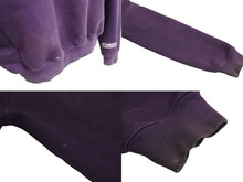 Load image into Gallery viewer, VETEMENTS ヴェトモン 17AW 刺繍スウェット パーカー プリント コットン パープル WF17TP9 良品 4c071935