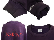 Load image into Gallery viewer, VETEMENTS ヴェトモン 17AW 刺繍スウェット パーカー プリント コットン パープル WF17TP9 良品 4c071935