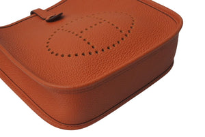 新品未使用 HERMES エルメス エヴリン TPM ショルダーバッグ トリヨンクレマンス オレンジ ゴールド金具 B刻印 2023年製 中古 4c071965