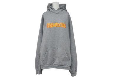 極美品 CASANOVA VINTAGE × MEDIUM RARE カサノバ ヴィンテージ × ミディアムレア パーカー サイズL コラボ グレー 中古 4c071968
