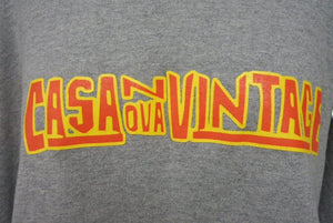 極美品 CASANOVA VINTAGE × MEDIUM RARE カサノバ ヴィンテージ × ミディアムレア パーカー サイズL コラボ グレー 中古 4c071968