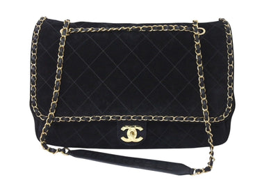 極美品 CHANEL シャネル PharrellCapsuleCollection ファレルカプセルコレクション ブラグマイバッグ XXL 27番台 ブラック 中古 4c071972