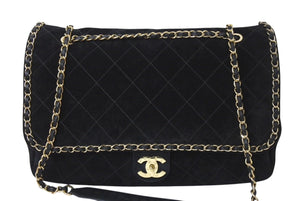 極美品 CHANEL シャネル PharrellCapsuleCollection ファレルカプセルコレクション ブラグマイバッグ XXL 27番台 ブラック 中古 4c071972