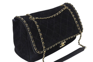 極美品 CHANEL シャネル PharrellCapsuleCollection ファレルカプセルコレクション ブラグマイバッグ XXL 27番台 ブラック 中古 4c071972