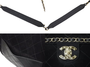 極美品 CHANEL シャネル PharrellCapsuleCollection ファレルカプセルコレクション ブラグマイバッグ XXL 27番台 ブラック 中古 4c071972