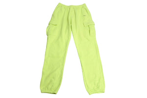 OFFWHITE オフホワイト セットアップ スウェットパンツ コットン ネオンイエロー サイズL 美品 中古 4c071981 