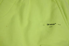 画像をギャラリービューアに読み込む, OFFWHITE オフホワイト セットアップ スウェットパンツ コットン ネオンイエロー サイズL 美品 中古 4c071981 