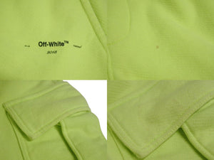 OFFWHITE オフホワイト セットアップ スウェットパンツ コットン ネオンイエロー サイズL 美品 中古 4c071981 