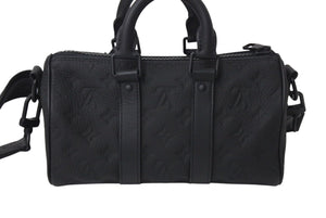 極美品 LOUIS VUITTON ルイヴィトン キーポル バンドリエール25 ショルダーバッグ ハンドバッグ モノグラムトリヨン M20900 中古 4c071989