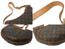 Load image into Gallery viewer, LOUIS VUITTON ルイヴィトン ハンドバッグ クロワッサンMM M51512 モノグラムキャンバス ブラウン 美品 中古 4c071995