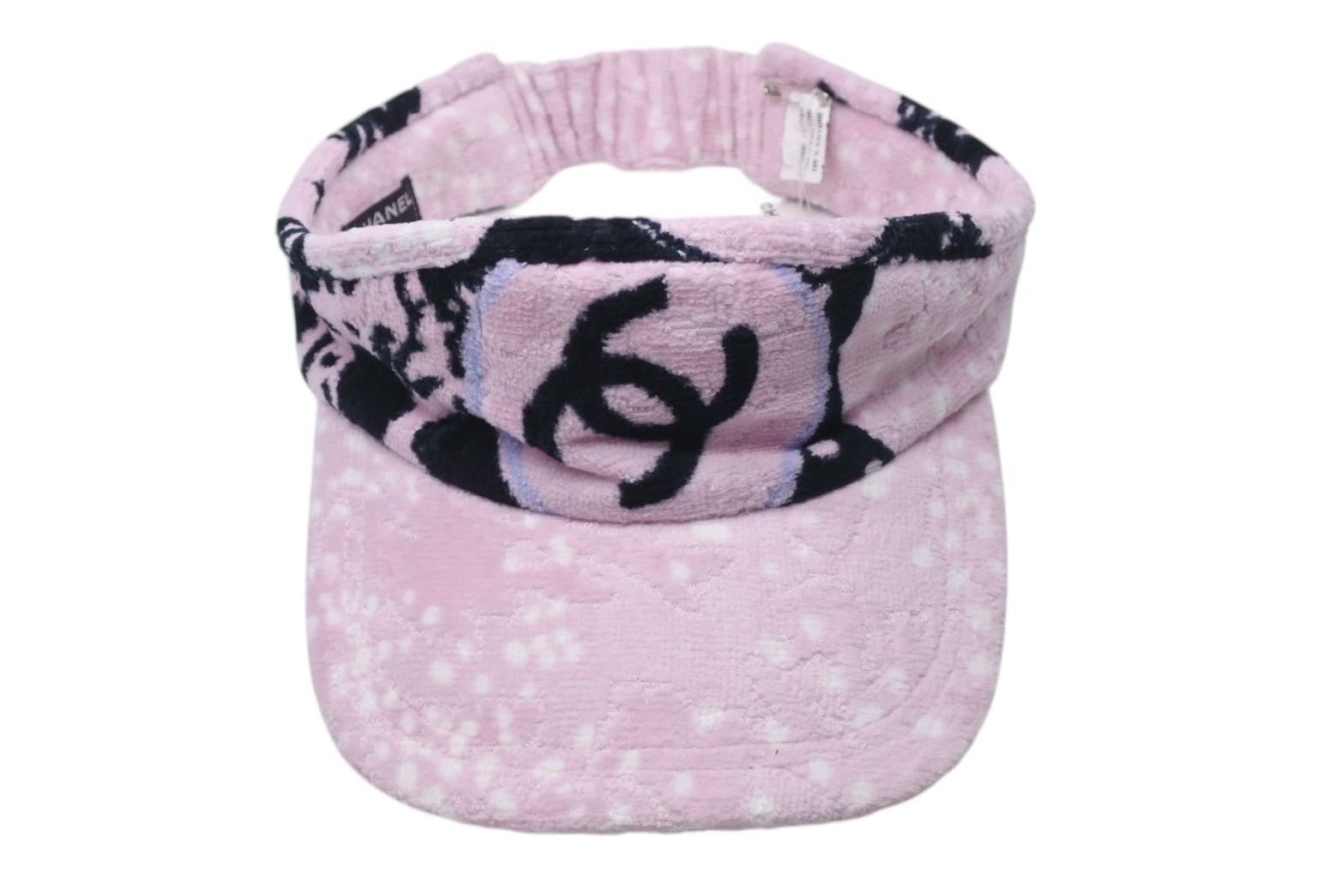 新品未使用 CHANEL シャネル ココマーク サンバイザー 帽子 キャップ 