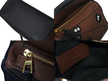 Load image into Gallery viewer, 極美品 LOEWE ロエベ × スタジオジブリ ススワタリ ミニ パズル 2WAY ハンドバッグ 千と千尋の神隠し マックロクロスケ ブラウン カーフスキン 中古 4c072411