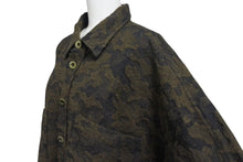 Load image into Gallery viewer, FAITH CONNEXION フェイスコネクション ウールオーバーサイズカモロングシャツ 迷彩 サンプル 美品 中古 4c072413