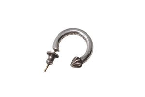 CHROME HEARTS クロムハーツ プレーン フープ ピアス 重量約3.4g 1995/.925刻印 シルバ−925 片耳用 美品 中古 4c072422