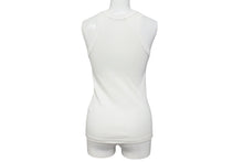 Load image into Gallery viewer, DOLCE&amp;GABBANA ドルチェアンドガッバーナ タンクトップ ノースリーブ DGロゴ 38 ホワイト 美品 中古 4c072426