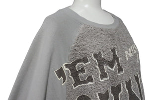 KAPITAL キャピタル Grizzly Print Sweat グリズリー プリント スウェット グレー コットン K2311LC170 サイズ2 美品 中古 4c072429