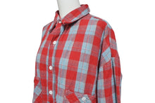 画像をギャラリービューアに読み込む, 極美品 SAINT MICHAEL セントマイケル FRNL CHECK SHIRT フランネルチェックシャツ SM-YS8-0000-023 サイズL 24SS 中古 4c072464 