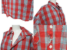 画像をギャラリービューアに読み込む, 極美品 SAINT MICHAEL セントマイケル FRNL CHECK SHIRT フランネルチェックシャツ SM-YS8-0000-023 サイズL 24SS 中古 4c072464 