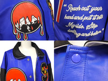 画像をギャラリービューアに読み込む, 極美品 SAINT MICHAEL セントマイケル デニムティアーズ デニムティアーズ HOLY GRAIL VARSITY Jacket ジャケット スタジャン XL 中古 4c072466 
