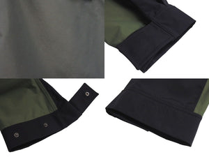 THE NORTH FACE × sacai ザ ノースフェイス サカイ 17AW ナイロンモッズコート カーキ NP6171SA サイズロゴS 美品 中古 4c072476 