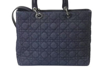Load image into Gallery viewer, CHRISTIAN DIOR クリスチャンディオール LADYDIOR レディディオール カナージュ 2WAY ショルダー ハンドバッグ MA1929 美品 中古 4c072498