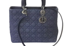 Load image into Gallery viewer, CHRISTIAN DIOR クリスチャンディオール LADYDIOR レディディオール カナージュ 2WAY ショルダー ハンドバッグ MA1929 美品 中古 4c072498