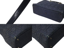 Load image into Gallery viewer, CHRISTIAN DIOR クリスチャンディオール LADYDIOR レディディオール カナージュ 2WAY ショルダー ハンドバッグ MA1929 美品 中古 4c072498