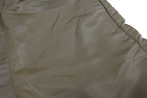 ASTRUM アストルム ナイロンパンツ ボトムロゴ レーザー製 コットン ベージュ ブラック サイズM 美品 中古 4c072549 