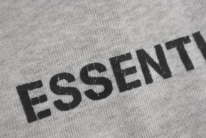 essential エッセンシャル スウェットパンツ フロントロゴ 裏起毛 コットン ポリエステル グレー サイズS 美品 中古 4c072551