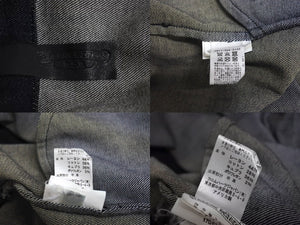 CHROME HEARTS クロムハーツ Mahal Kita デニム 長袖シャツ インディゴ クロスパッチ マハルキタ シルバー金具 サイズS 美品 中古 4c072580