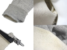 Load image into Gallery viewer, CHROME HEARTS クロムハーツ ジップアップ パーカー ダガー クロスパッチ サイズM グレー 美品 中古 4c072583