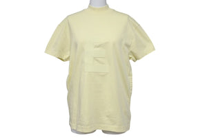 新品未使用 ESSENTIALS エッセンシャル FEAR OF GOD フィアオブゴッド 半袖Tシャツ ベトナム製 コットン イエロー サイズ4/5 中古 4c072585