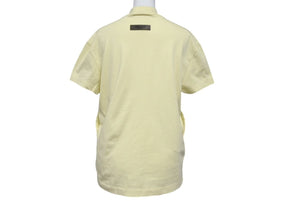 新品未使用 ESSENTIALS エッセンシャル FEAR OF GOD フィアオブゴッド 半袖Tシャツ ベトナム製 コットン イエロー サイズ4/5 中古 4c072585