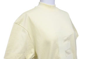 新品未使用 ESSENTIALS エッセンシャル FEAR OF GOD フィアオブゴッド 半袖Tシャツ ベトナム製 コットン イエロー サイズ4/5 中古 4c072585