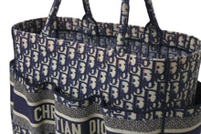 Load image into Gallery viewer, Christian Dior クリスチャンディオール ブックトート トートバッグ 50-MA-0230 オブリーク ネイビー キャンバス 良品 中古 4c072588