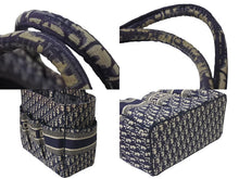 Load image into Gallery viewer, Christian Dior クリスチャンディオール ブックトート トートバッグ 50-MA-0230 オブリーク ネイビー キャンバス 良品 中古 4c072588