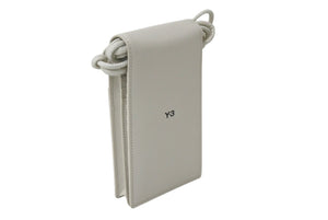 新品未使用 Y-3 ワイスリー Adidas アディダス PHONE CASE スマートフォンケース ポーチ IJ9902 レザー ホワイト 中古 4c072596