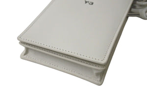 新品未使用 Y-3 ワイスリー Adidas アディダス PHONE CASE スマートフォンケース ポーチ IJ9902 レザー ホワイト 中古 4c072596